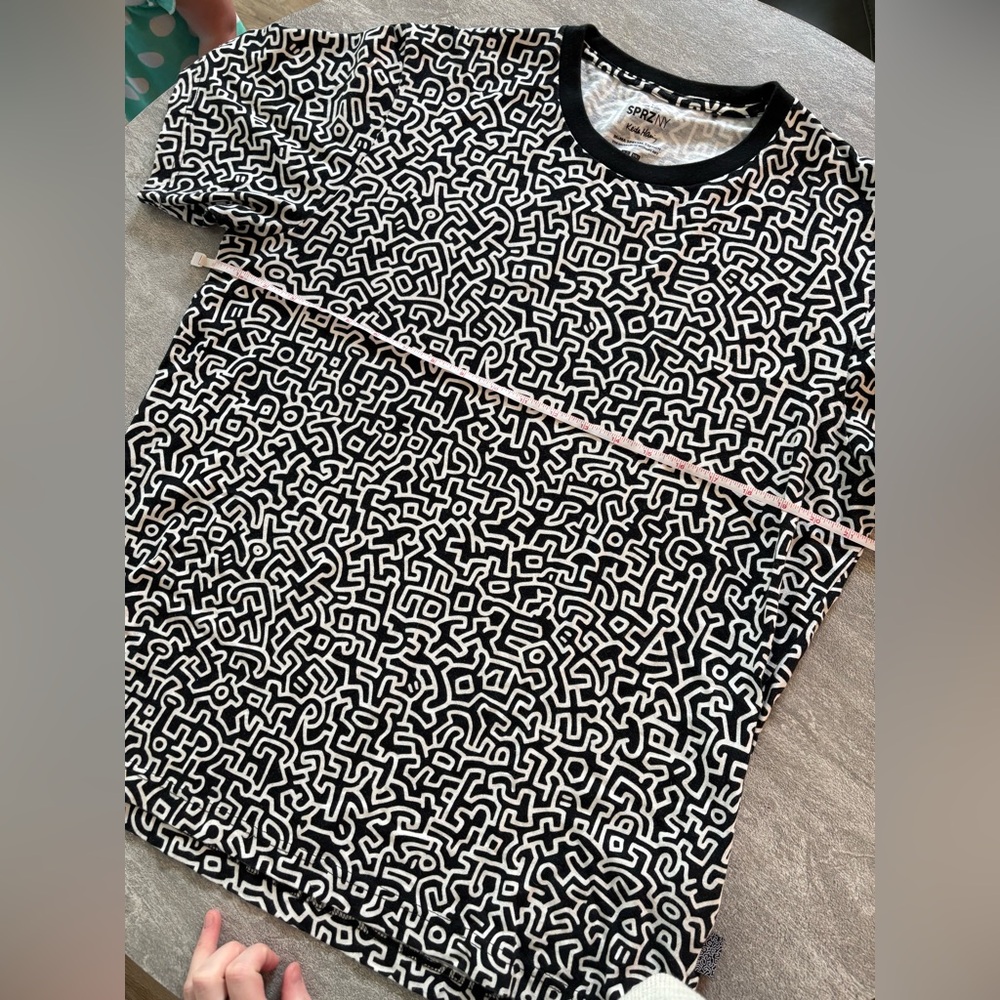 SPRZNY MOMA Special edition Black and White Patterned Men's Shirt - Picture 6 of 6